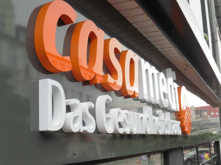 CW Werbetechnik – Beschriftung Casamedi